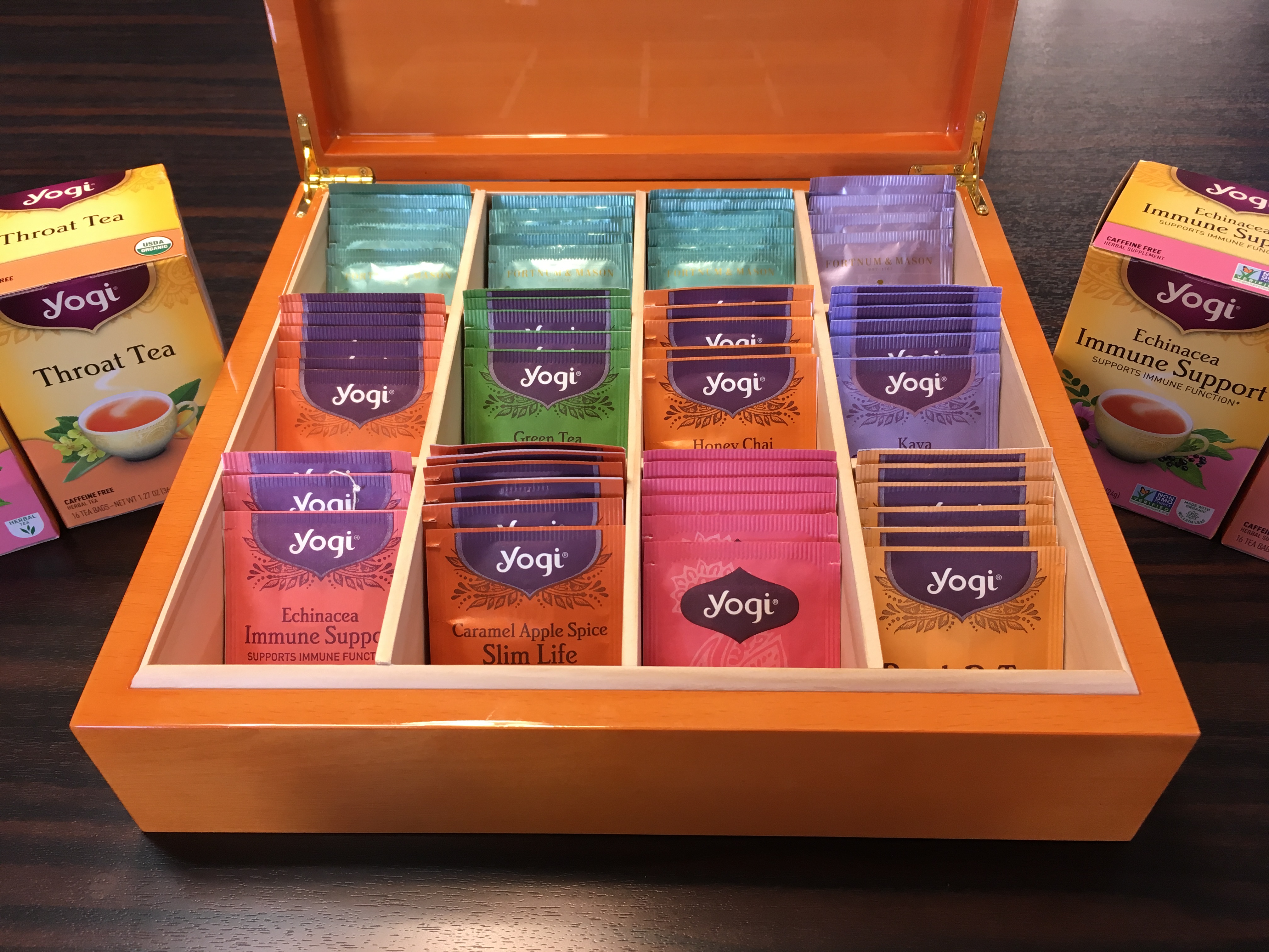レンタルサロン　グラマラスエイチ麻布広尾がこだわるハーブティーのラインナップに最高品質のオーガニック成分を取り入れた『Yogi tea』を追加しました。